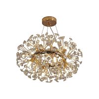 Люстра NESSA 55 12xG9--590x1295-GOLD/CRYSTAL-220-IP20