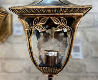 Светильник садово-парковый  60W 230V E27 IP44 черное золото PL4071