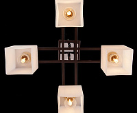 Люстра 70018/4 хром/венге