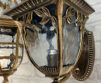 Светильник садово-парковый  60W 230V E27 IP44 черное золото PL4071