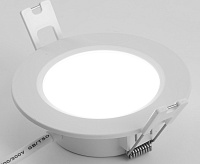 Светильник встраиваемый PPL-R  5W 4000K белый (круг) AL528 /Feron.ONE