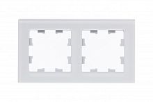 AtlasDesign Nature Белый Стекло матовое Рамка 2-ая ATN330102
