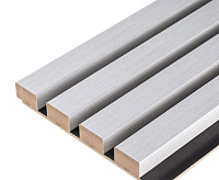 Панель МДФ 3D Line Modern L02 Береза черная 2750*160*19мм