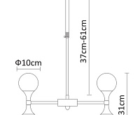 Люстра A9162LM-10CC
