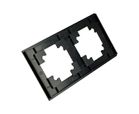 Катрин Рамка 2-ая металл черный MFR00-7002-05