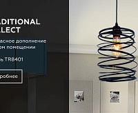 Подвесной светильник TR8401BK 60W черный E27