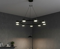 Люстра "LAMPADA" 9xGX53 870x800-BLACK -IP20