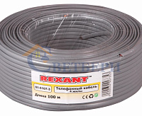Кабель телефонный 4 жилы серый 01-5107-3 сн/пр