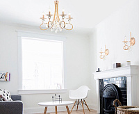 Бра 60057/1 белый с золотом