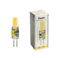 Лампа светодиодная&nbsp;&nbsp;3W G4 12V 2700K LB-424 (Feron)