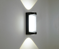 Настенный светодиодный светильник 16W, 1400Lm, 4000K, черный DH057