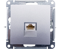 AtlasDesign алюминий Механизм розетки компьютерной RJ45 ATN000383