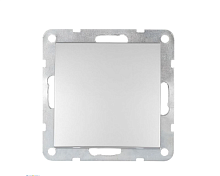 LK60 Выключатель 1-кл серебристый металлик 860103-1