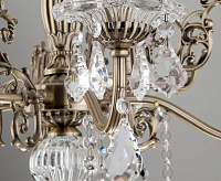 Люстра бронза/тонированный хрусталь 10109/6 Strotskis