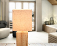 Настольная лампа 21698 сосна