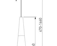Подвесной LED светильник DLR038 7+1W 4200К белый матовый сн/пр