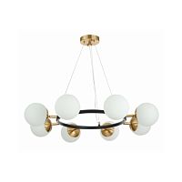 Люстра 74542/8 ANTIQUE BRASS+BLACK