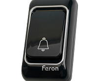 Звонок электрический дверной (38 мелодии) черный/серебро Е-383