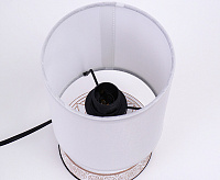 Настольная лампа DELTA 1xE14 R-120x200-WHITE/BLACK-220-IP20