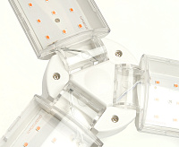 Fito лампа светодиодная 3-х лепестковая 30W E27, красно-синий спектр LB-7000