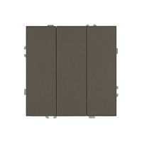 Эмили Выключатель 3кл, антрацит, RSW10-5108-09