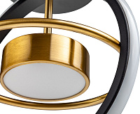 Люстра светодиодная FALENA  14W 2700-6400K черная/золото REV Ritter 51598 6