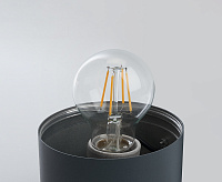 Светильник садово-парковый 230W E27 черный DH0802