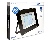 Прожектор светодиодный 250W 6400K IP65 черный LL-925