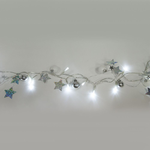 Гирлянда 220-240V 20LED 2700K длина 2м шнур 1,5м IP20 CL62 сн/пр