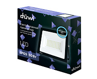 Прожектор светодиодный с датчиком движения 50W 6500K черный IP65 32293 1 Duwi