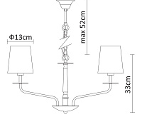 Люстра A1048LM-10CC 