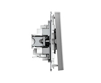 ArtGallery Выключатель 2-кл сталь GAL000951