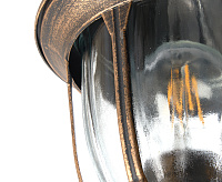 Светильник садово-парковый  60W 230V E27 черное золото, на стену вверх PL6301