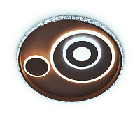 Потолочный светодиодный светильник FA245 CF кофе 105W D490*65 (ПДУ РАДИО 2.4)