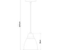 Cветильник подвесной A2054SP-1SS 