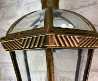 Светильник уличный Capella черное золото