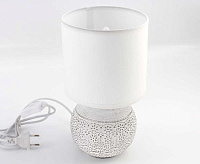 Настольная лампа ALFA 1xE14 R-125x150x265-WHITE/WHITE-220-IP20