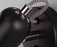 Спот - 20083/1 черный/хром