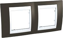 Рамка 2Мг UNICA Хамелеон гориз. какао/бел MGU6.004.871