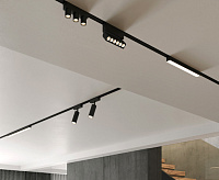 Flat Magnetic Трековый светильник 18W 4000K Arcos черный