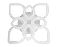 Люстра светодиодная FA517/4+4 WH 228W + 28W белый (ПДУ Радио 2,4)