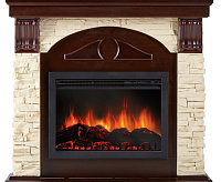 Портал Torre 26 Sphere камень слоновая кость шпон темный дуб