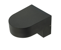 Настенный светодиодный светильник GX53 с датчиком освещенности, черный IP54 DH1202