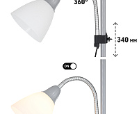 Светильник напольный (торшер) HT-759 S Е27/Е14 металл