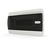 Щит встраиваемый&nbsp;&nbsp;6мод. IP40, прозрачная черная дверца Tekfor CVK 40-06-1