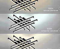 Люстра светодиодная SF8520/8C-BK