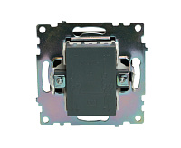 Катрин Переключатель перекрестный 1-кл черный GLS10-7110-05