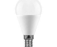Лампа светодиодная 11W E14 6400K LB-750 шар (Feron)