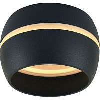 Светильник потолочный GX53 12W 230V черный HL356