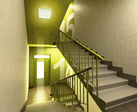 Накладной светильник DLS 10W 6500K IP20 AL3021 сн/пр